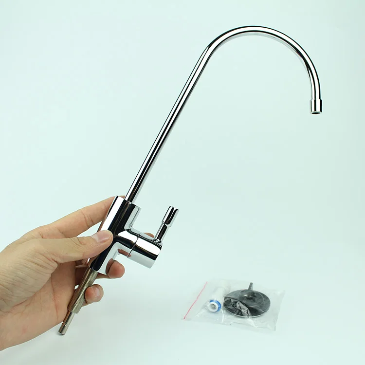 1/4'' Stainless Steel Kitchen Drinking Water Tap For Filter Purify