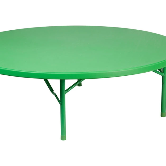 

Flash Furniture 60'' Round Kid'S Green Plastic Folding Table