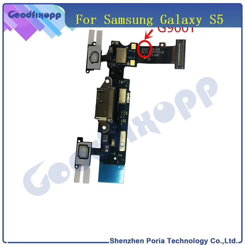 SM0072 For Samsung Galaxy G900t NEW micro USB Charging Port&Sensor dock connector Flex Cable replacement parts (2)
