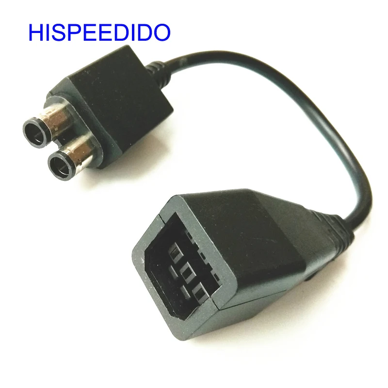HISPEEDIDO 2 port Black AC Power Supply Cable Converter Adapter