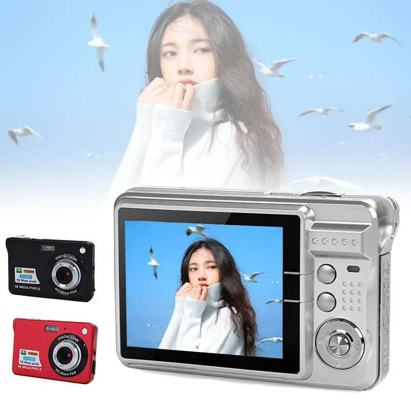 High Performance Digital Camera Digital Video Camcorder Photography Photo Selfie DC-K09 2.7 Inch 18 Million Pixels