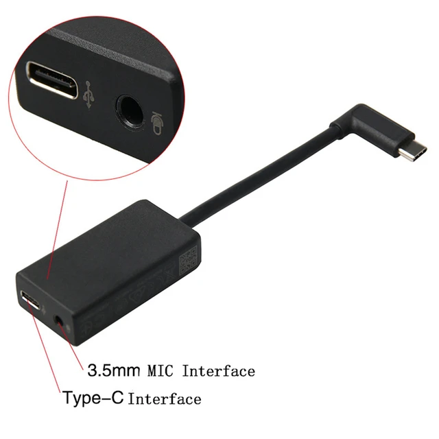 3.5 mm Microphone Adapter For GoPro Hero 5 Black Mic Cable & Type C