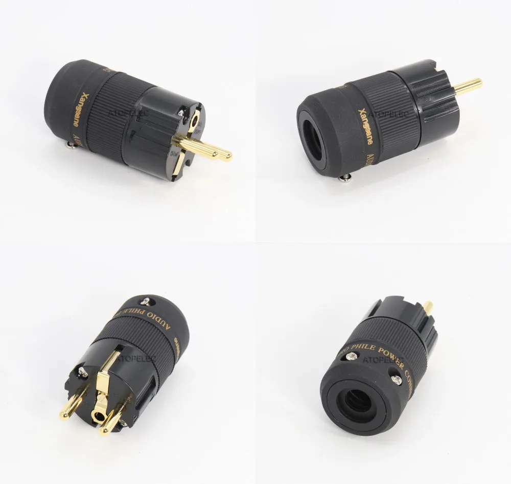 0.5M~3M Hi-End Hi-Fi FURUKAWA Audio Power Cable Cord Schuko EU IEC Plug