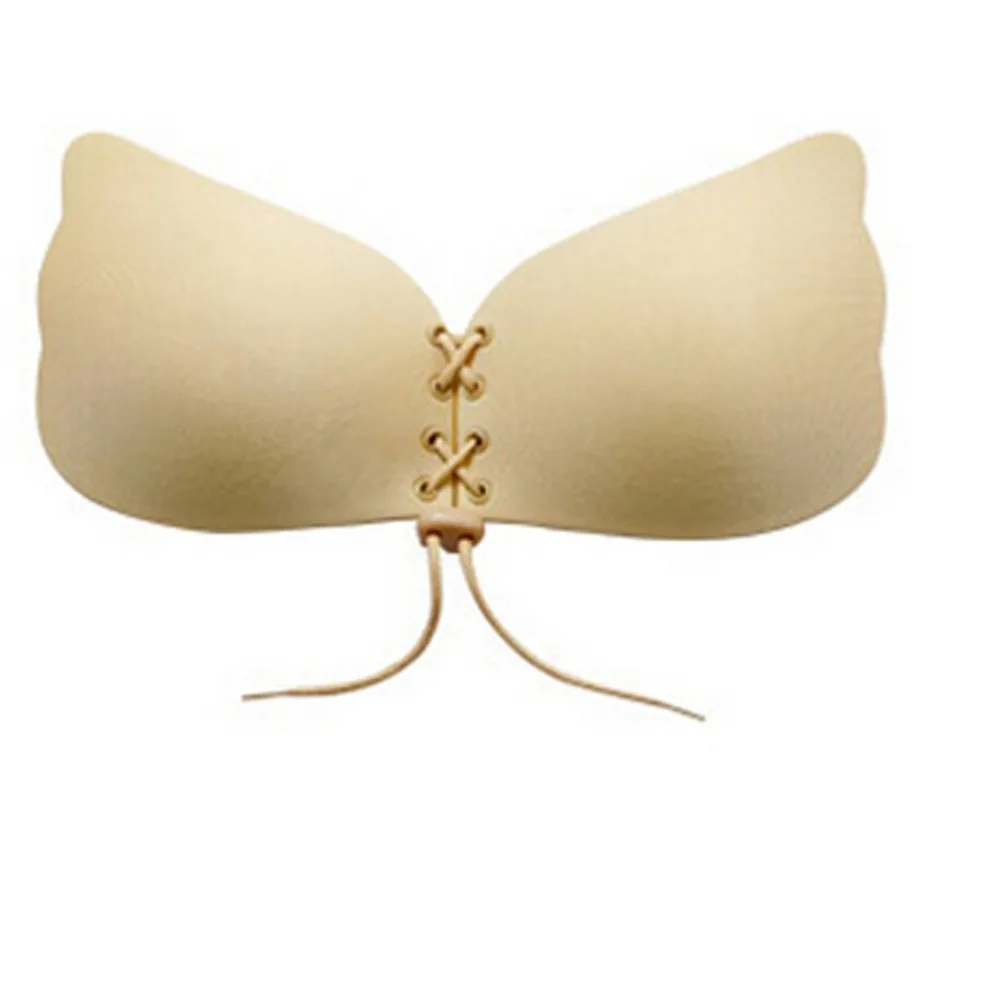 1 pc Sexy Women Strapless Backless Seamless Invisible Bra Self Adhesive