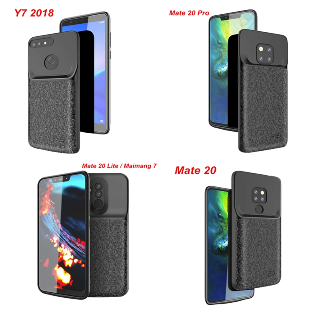 For Huawei P20 Lite Y7 2018 P30 Lite P30 Pro P30 Mate 20 Mate 20 Pro Nova 3e Nove 4e Battery Charger Case Cover Power Bank