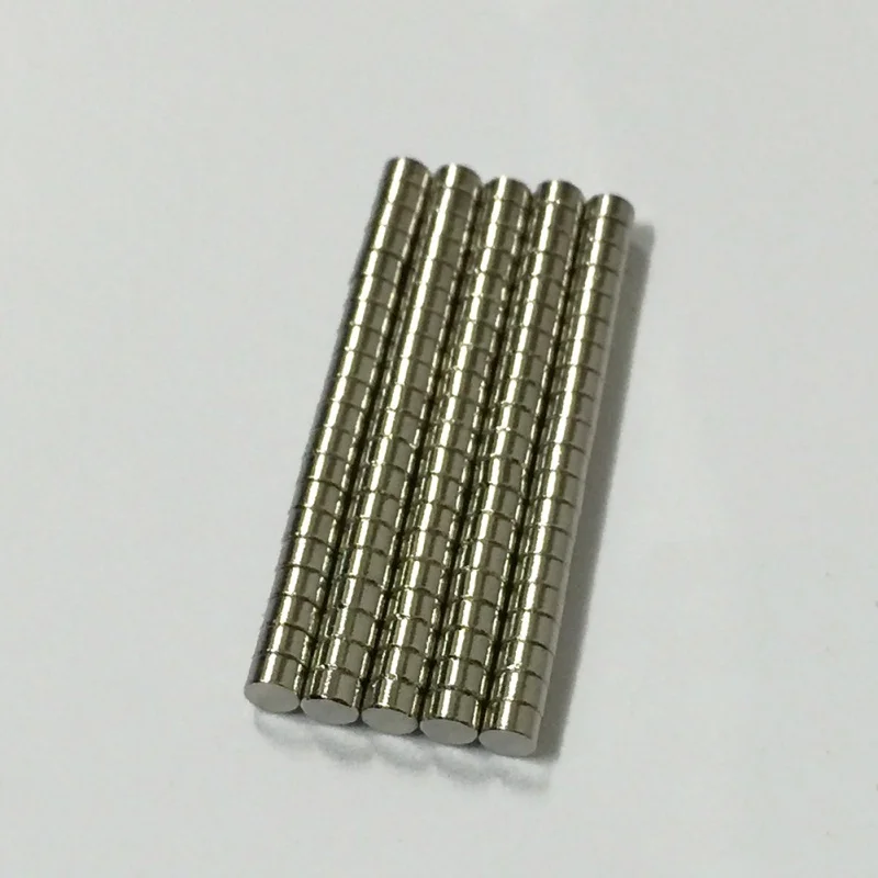100 шт./упак. 3 мм х 2 мм N50 магнитные материалы неодимовый магнит мини маленький круглый дисковый тормоз