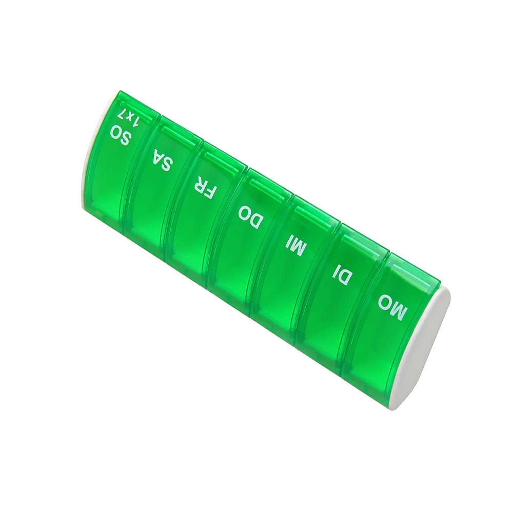 

Weekly Pill Cases Medicine Storage For Week Tablet Sorter Dispense Box Container Daily Pills Case For Healthy Plastic Box