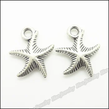 

160pcs Vintage Charms Starfish Pendant Tibetan silver Zinc Alloy Fit Bracelet Necklace DIY Metal Jewelry Findings