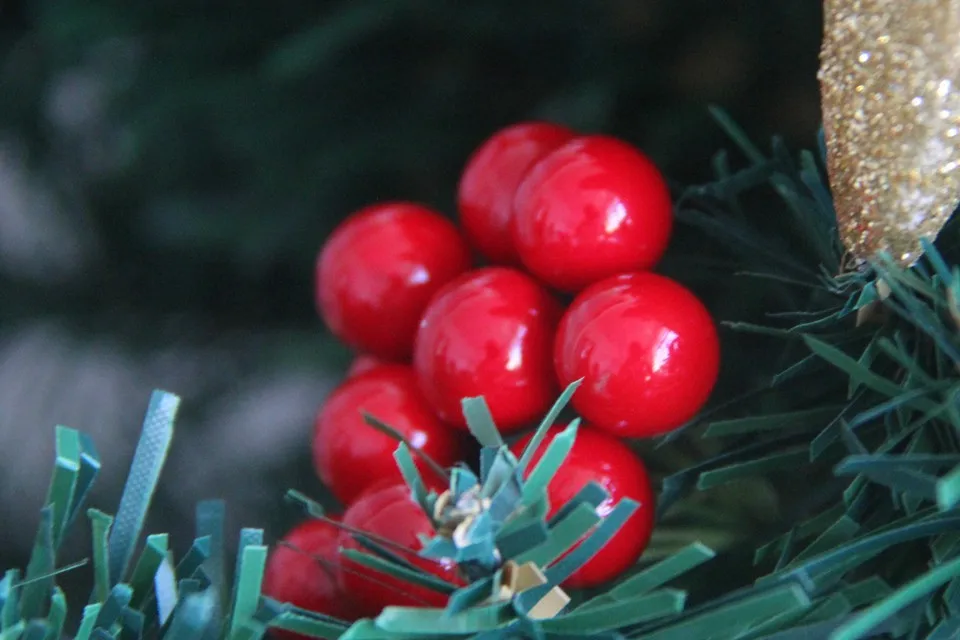 100 шт рождественские пластиковые искусственные красные ягоды для свадебных украшений рождественские вечерние украшения для дома