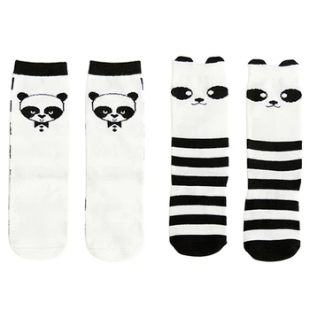 

Cute Panda Pattern Winter Autumn Calf Length Tube Crew Socks For Child Toddler Baby Love