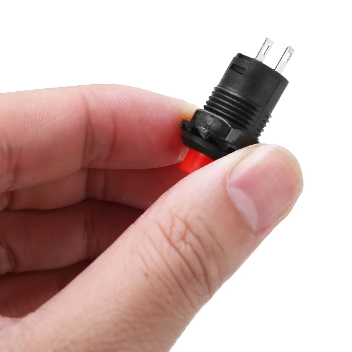 New 5pcs/set 12mm Red Car Dash On-Off Momentary Push Button Horn Doorbell Switch 125V 3A