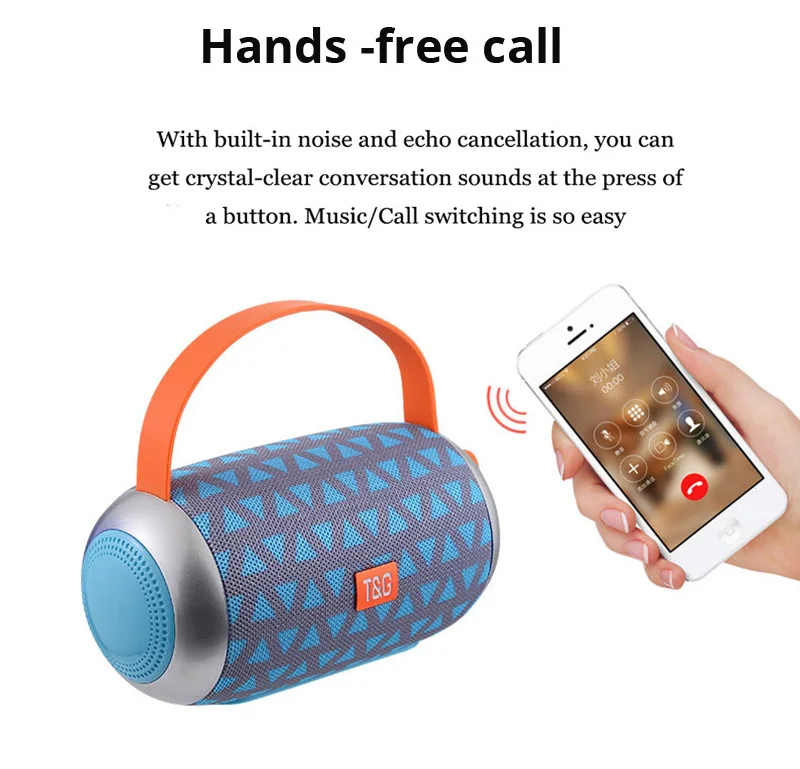 YINEW Portable Wireless Bluetooth Speaker fm raido coulumn waterproof stereo Bass subwoofer pc tf usb aux sound box mp3 music boombox (4)