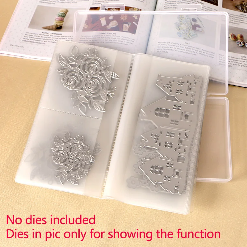 

DUOFEN 18CM Cutting dies book plastic box and PVC book easy for handling & protecting your cutting dies
