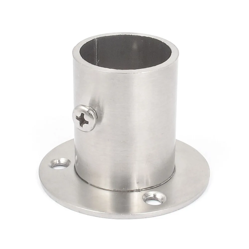 Uxcell Closet Wardrobe Hanging Rail Rod End Support Bracket Socket