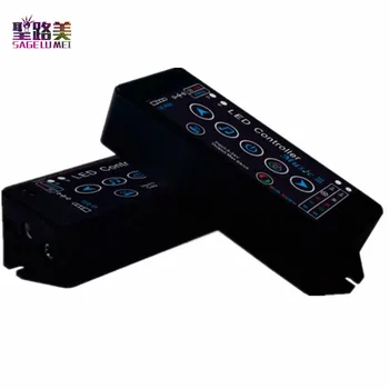 

DC5V - 24V music 3 led controller mobile phone APP wifi controller Sensitivity Audio for SMD 5050 RGB RGBW led strip light DC12V
