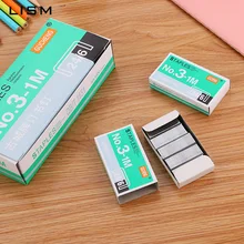 1000 шт./лот номер 12 скобы Малый Kawaii Мини скобы office-переплет универсальный для школы Исследование поставляет подарки милые канцелярские