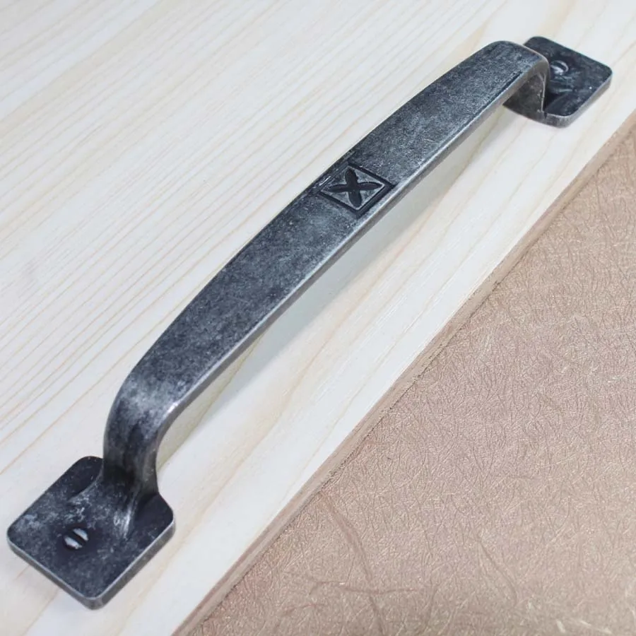 128mm kitchen handles Antique Iron Cupboard Pulls Antique Zinc