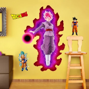 

Boy Gift Dragon Ball Z Goku Cartoon Wall Stickers Decal Decor Mural Poster B710 Free Shipping Customized custom acceptable