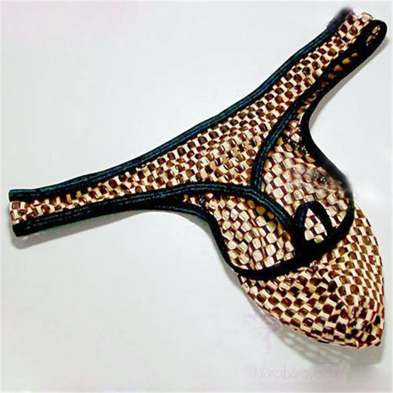 Breathable Mesh Briefs Men Sexy Underwear Jockstraps G Strings And Thongs Men Erotic Panties Perspective Gay Panties Mens Thongs (3)