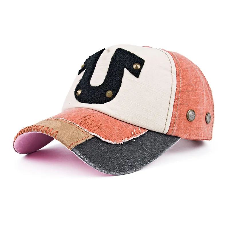 

Horseshoe Button Stitching Style Unisex Baseball Caps Men Breathable Hat Women Snapback Hat Outdoor Driving a Car Dad Caps BQ095