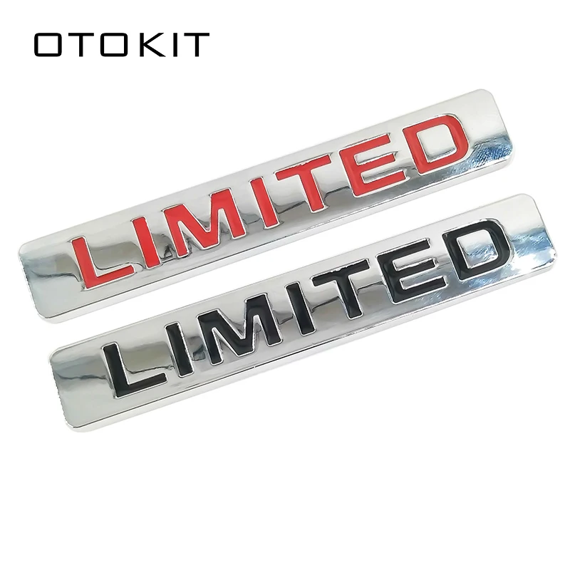 /"LIMITED/" Red Sticker Auto Car 3D Logo Metal Emblem Badge Universal Decal Brand