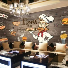 Beibehang скачать papel де parede 3D обои для стен 3d Ручная роспись деревянный Ресторан пиццы папье peint hudas beauty