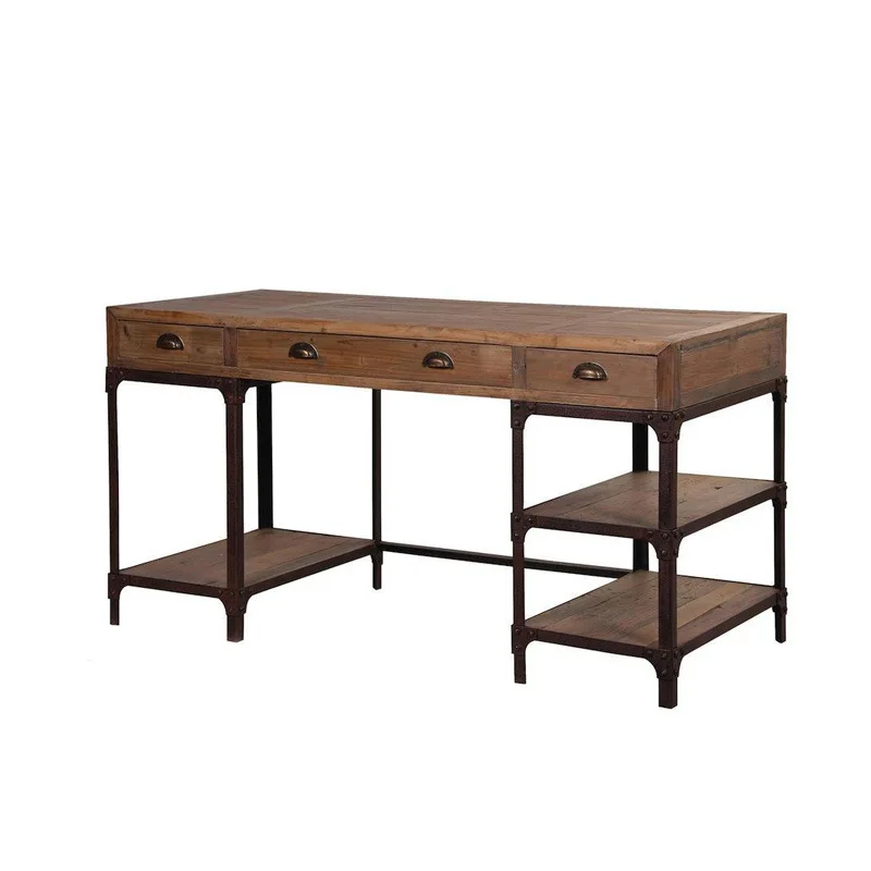 Loft French Country Style Desk Study Desk With Smoked Two Custom