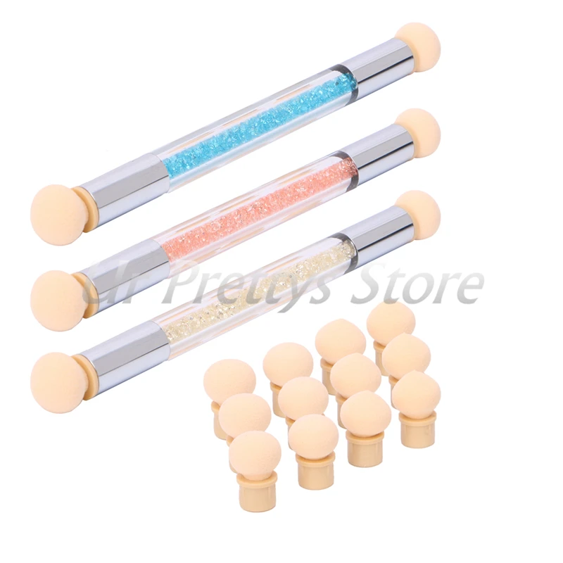 font b Nail b font Powder Sponge Brush font b Tool b font Extra 4