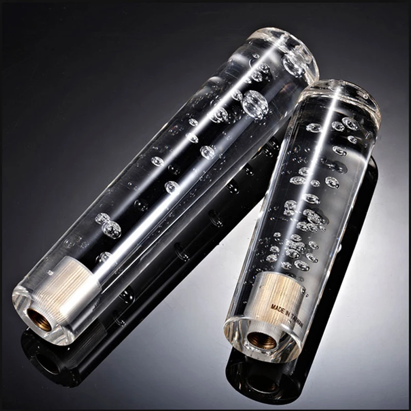 

1 6Countries drop ship / Crystal Bubble LED Luminous Shift Knob Car Shifter Head Manual Gear sets Universal