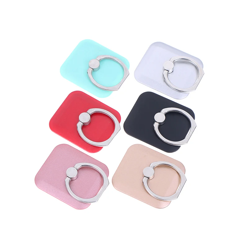 Square Finger Ring Mobile Phone Stand Holder For iPhone X 8 7 6 6S Plus Smart Phone For MP3 Car Mount Stand For Samsung