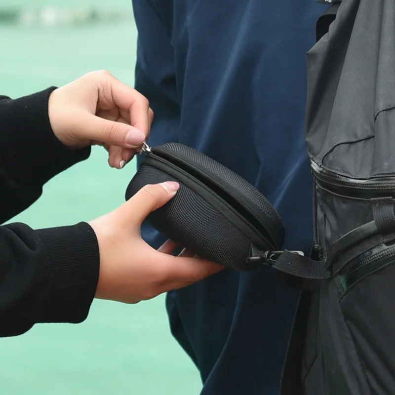 

Hot Portable Sunglasses Case Glasses Protector Lightweight Zipper Eyeglass Shell with Carabiner BVN66