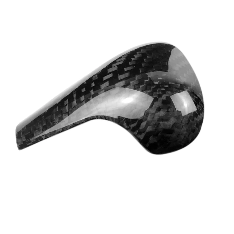 

Car Styling Auto Gear Shift Knob Cover Car Head Shift Carbon Fiber Cover For Audi A4 2009-2012/ A6 2005-2011/ Q5 2009-2012