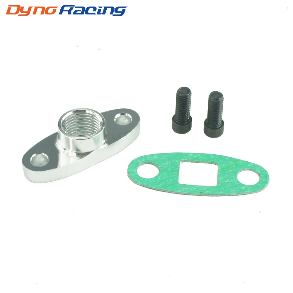 

Turbo Oil Drain Outlet Flange Gasket Adapter Kit Female AN10 1/2 NPT Fitting T3 T4 GT32 GT37 GT40 Turbo fitting