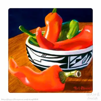 

Still Life Oil painting on canvas hight Quality Hand-painted Painting red chilli