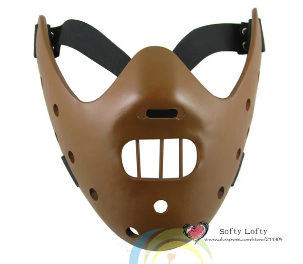 Silence of the Lambs Scary Horror Killer Masks - Brown 1