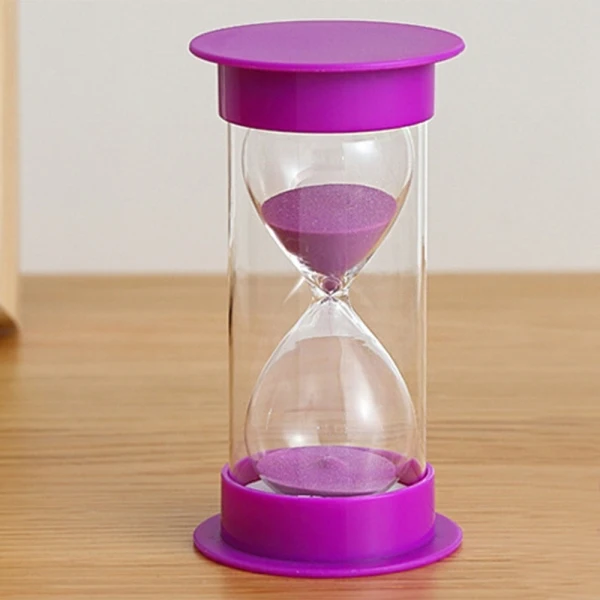 

5/10/30/60 Minutes Sandglass Sand Clock Child Plastic Crystal Hourglass Timer Creative Gifts Craft Decoration Random Color