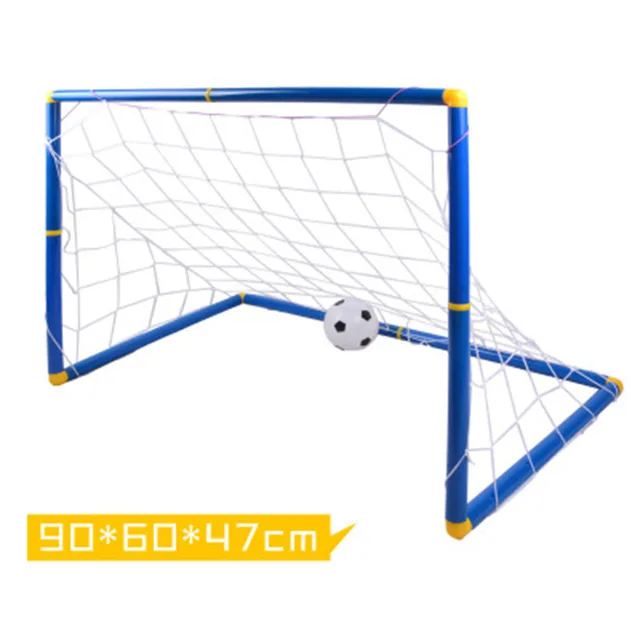 Hot 90*60*47cm Plastic Folding Football Soccer Goal Post Net Set Kids