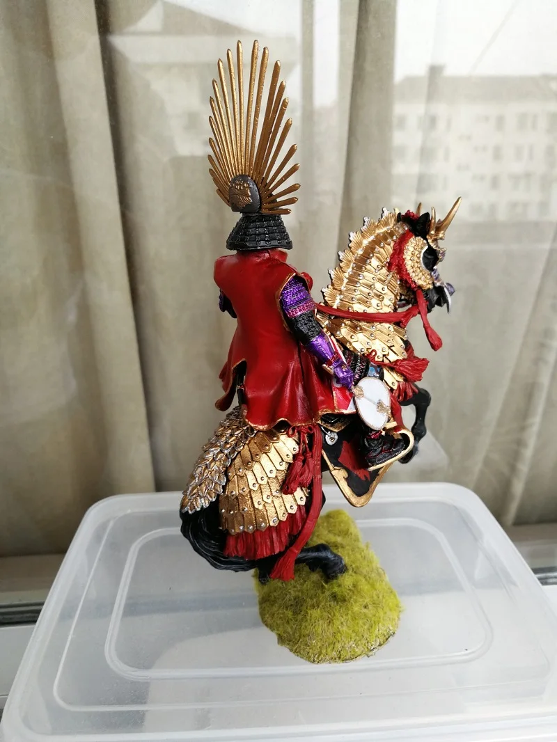 1/24 75 мм Япония история Toyotomi Hideyoshi оловянный Металл Sengoku Самурайские генералы фигурки Модель домашнее настольное украшение DIY подарки