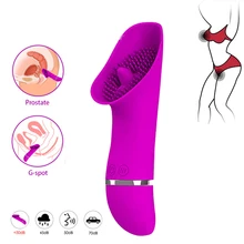 Licking Tongue Vibrator 30 Speed Nipple Sucker G spot Clitoris Stimulator Pussy Silicone Oral Sex Toys For Women Masturbator