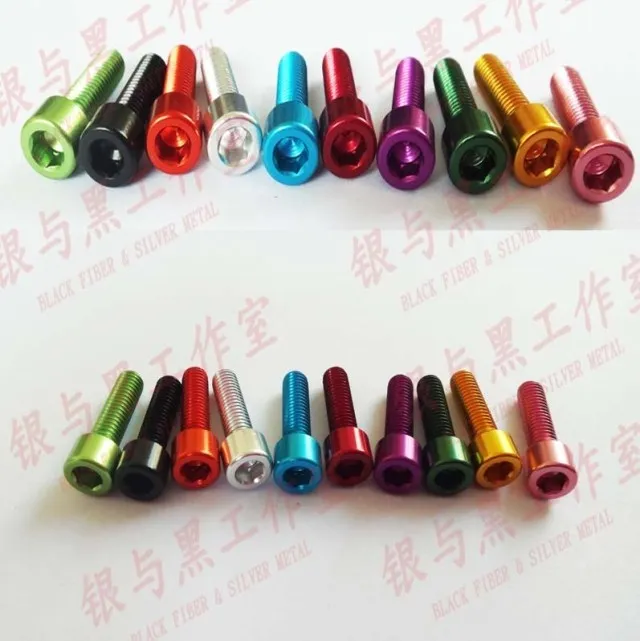 

2PCS M5*17 Bicycle water bottle rack screwing mountain bike water bottle holder screw stainless steel inside hexagonal screws