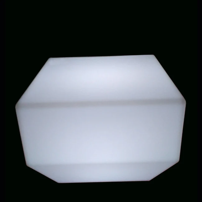 L40*W40cm Led Illuminated Lighting Bar Stool Cube Chair SK-LF35K with 24 keys remote control from Skybess free shipping 1pc