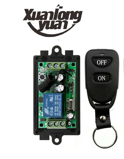 Xuanlongyuan DC12V 1CH 10A пульт дистанционного управления выключатель света реле выход