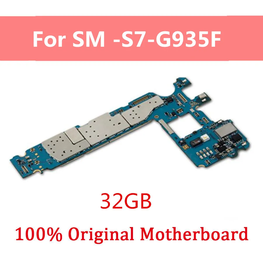 

Original Unlocked For Samsung Galaxy S7 Edge G935F Motherboard 32gb Logic Board For Samsung Galaxy S7 Edge G935F Europe Version