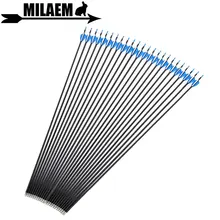 6/12/24pcs 32 inch Archery Carbon Arrow Spine 1200 ID 4.2mm OD 5.6 mm Compound/Recurve Bow Hunting Accessory 