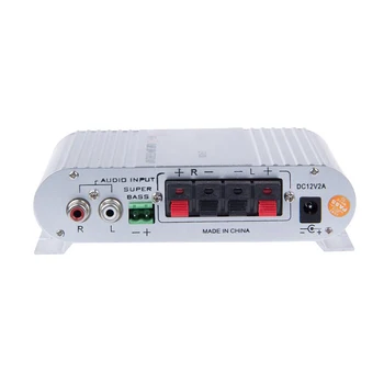 

12V Mini Hi-Fi Car Stereo Audio Power Amplifier Amp Booster Radio MP3 Stereo Car FM Radio Player for Car Motorcycle Home