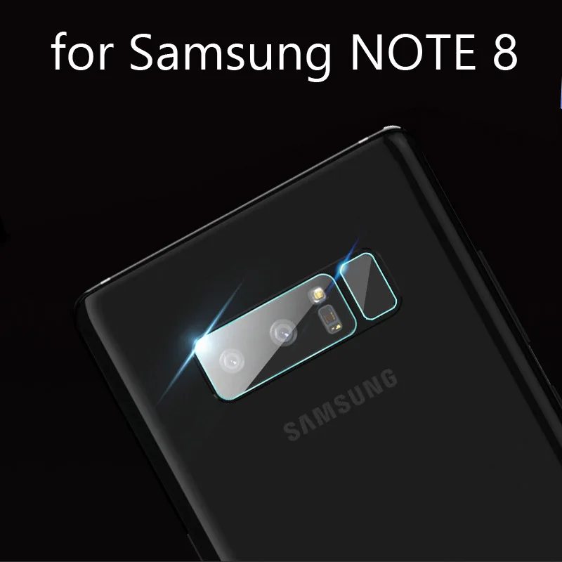 

For Samsung Galaxy Note 8 Back Camera Tempered Glass Lens Protector HD Ultra- Thin Lens Protective Flim and Fingerprint Films