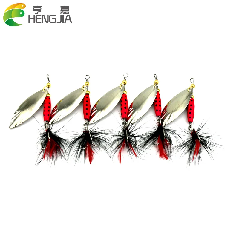 

1 pcs Spinner Bait Fishing Lure Metal Spoon 8.4g Rocking Sequined Spoon Lure Baits hard Spinner SP055