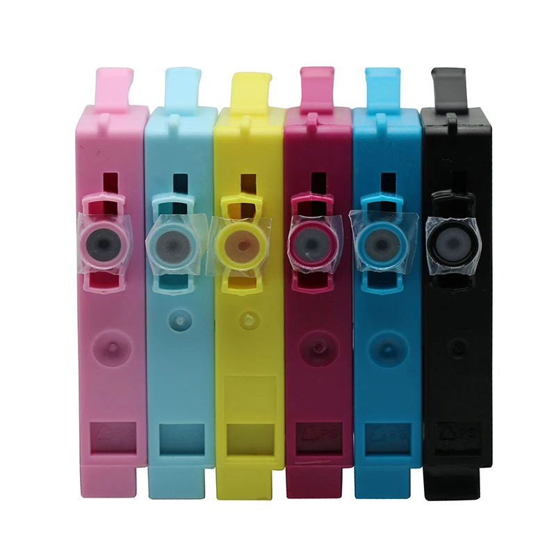 Совместимый чернильный картридж epson t0481 t0487 для принтера R200/R220/R300|ink cartridge|epson