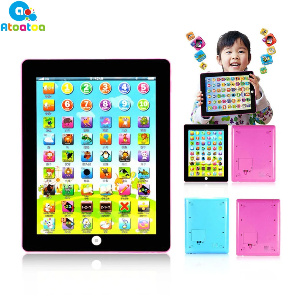 

Multi-function Tablet Pad Computer Learning Machine For Kid Children Learning English Educational Toy Gift Color Randomly