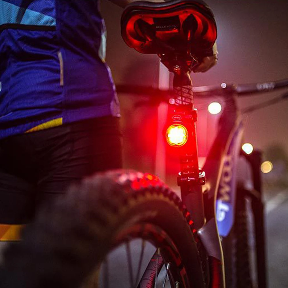 

USB Rechargeable Bicycle Light Brake Warning Bike Light Rear Lamp Bright Led Flash Rear Light For Bicycle Cycling Bike Taillight